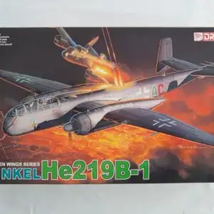 Dragon Heinkel He219 B-1-Golden Wings Series-1:72-5029-Sichthüllen versiegelt-Modellflieger-OVP-1168