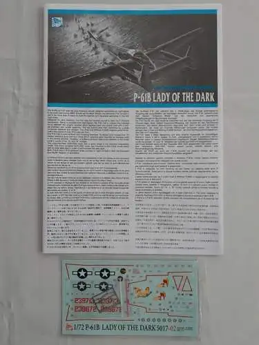 Dragon P-61B Lady of the Dark-1:72-5017-Modellflieger-OVP-1167