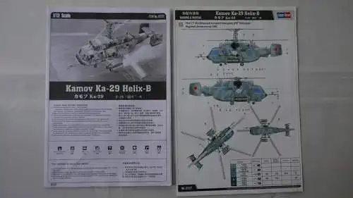 Hobby Boss Kamov Ka-29 Helix-B-1:72-87227-Bauteile versiegelt-Modellflieger-OVP-0948
