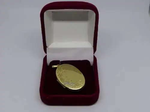 R12 - Kettenanhänger - Fotomedaillon - Gold - 14 Karat
