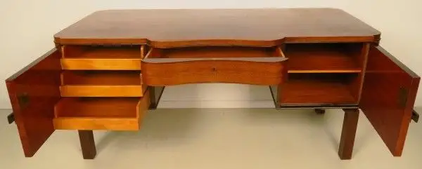Eleganter Bauhaus / Art Deco Schreibtisch gefertigt um 1920 Antik Kolosseum 6