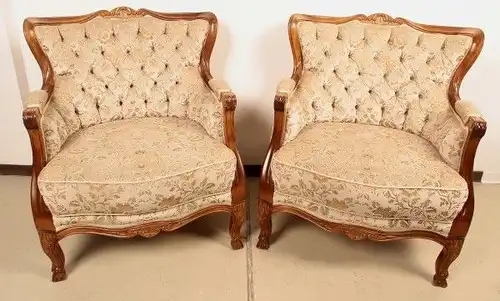 Chippendale Sitzgruppe bestehend aus 2 Sessel und einem Sofa Antik Kolosseum