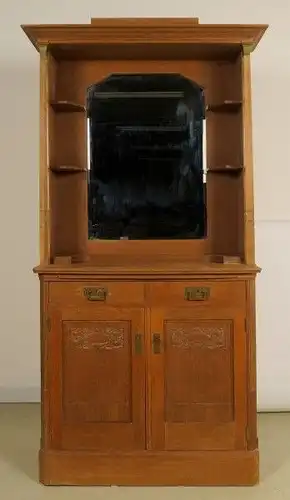 Interessantes kleines Jugendstil Buffet / Küchenbuffet Antik Kolosseum