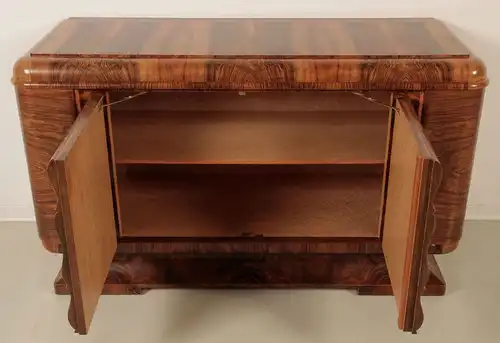 Berliner Art Deco Sideboard aus Nussbaum gefert um 1920 Antik Kolosseum