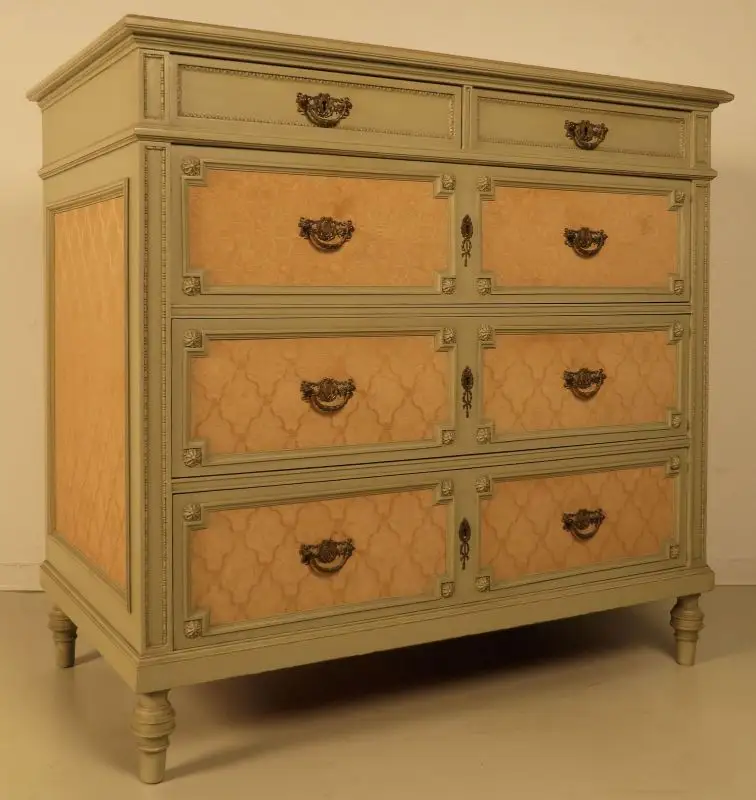 Komplettes historisches 7- teiliges Neo- Empire Schlafzimmer Antik Kolosseum 9