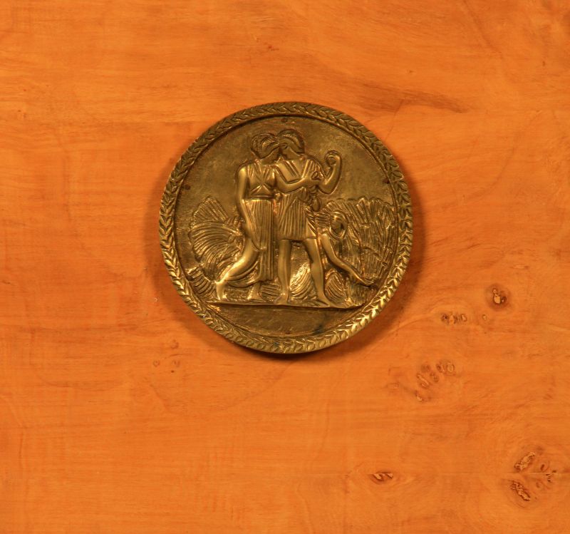 Feiner Empire Stil Sekretär aus Birkenholz Antik Kolosseum Nr