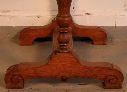 Gründerzeit Nähkästchen gefertigt um 1900 aus Eichenholz Antik Kolosseum