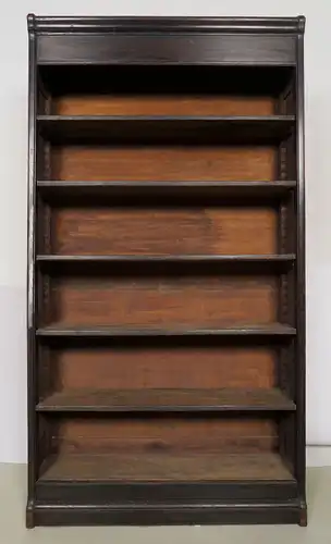 Jugendstil Bücherwand / Bibliothekschrank zwei Vitrinen/ein RegalAntik Kolosseum