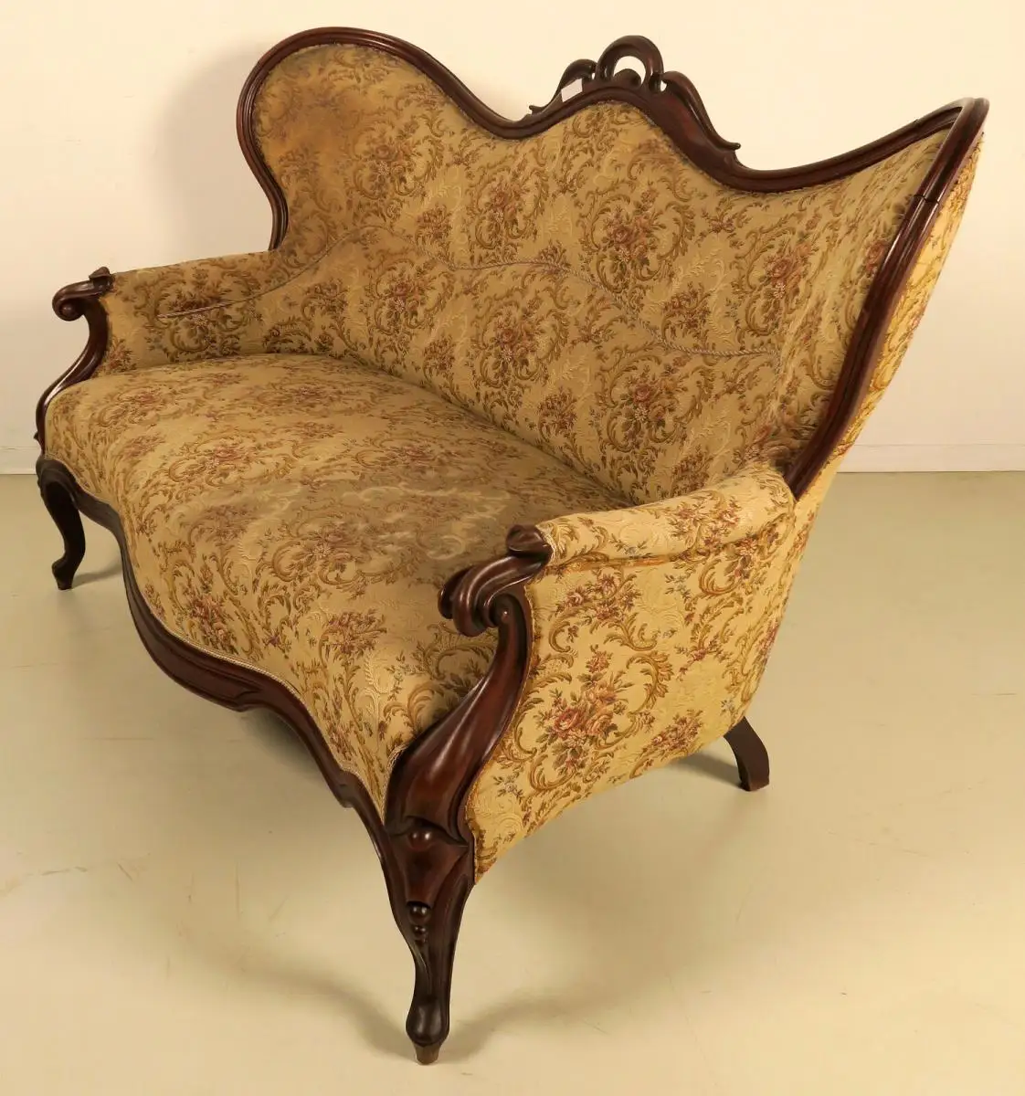 Original Louis Philippe Sofa aus Mahagoni gefertigt um 1870/80 Antik Kolosseum 2
