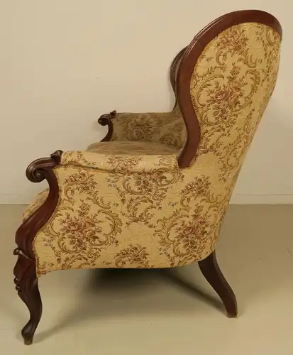 Original Louis Philippe Sofa aus Mahagoni gefertigt um 1870/80 Antik Kolosseum