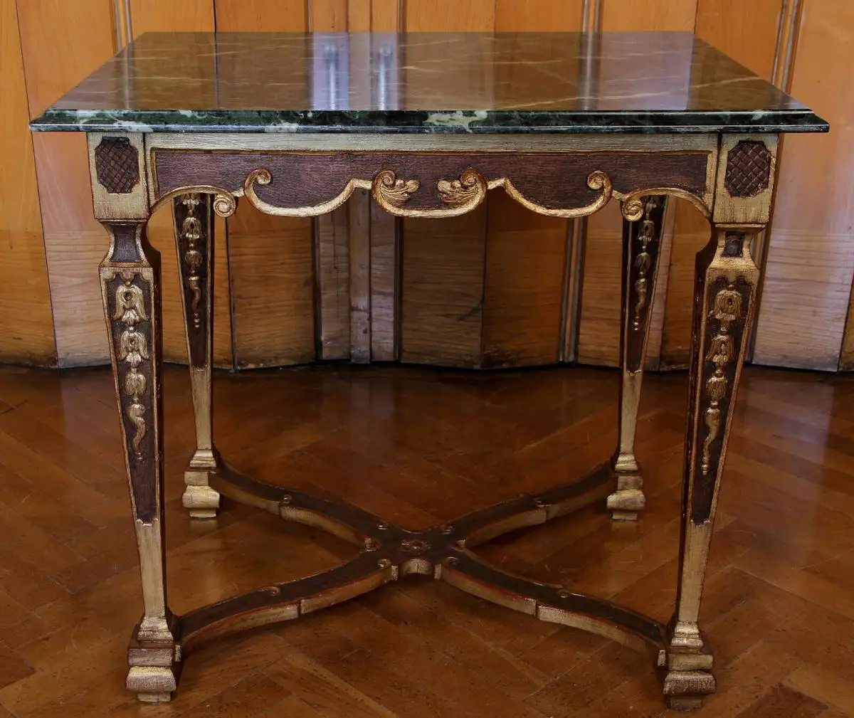 Französischer höfischer Barock Tisch gefertigt um 1780 Antik Kolosseum 0