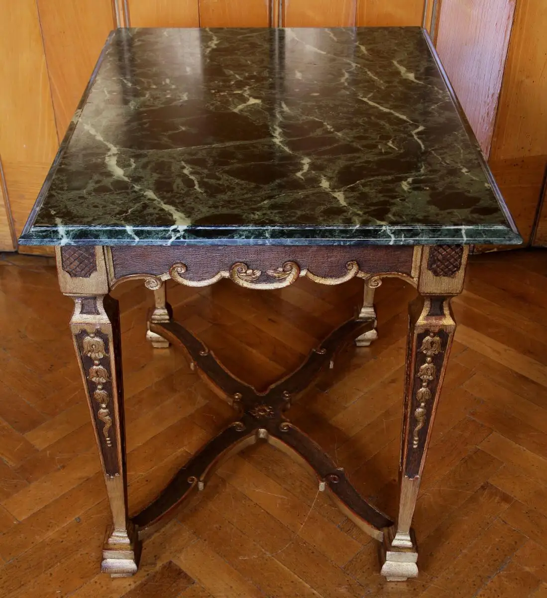 Französischer höfischer Barock Tisch gefertigt um 1780 Antik Kolosseum 2