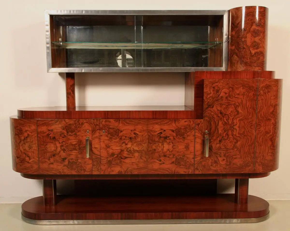 Art Deco Buffet in Trommelform 0