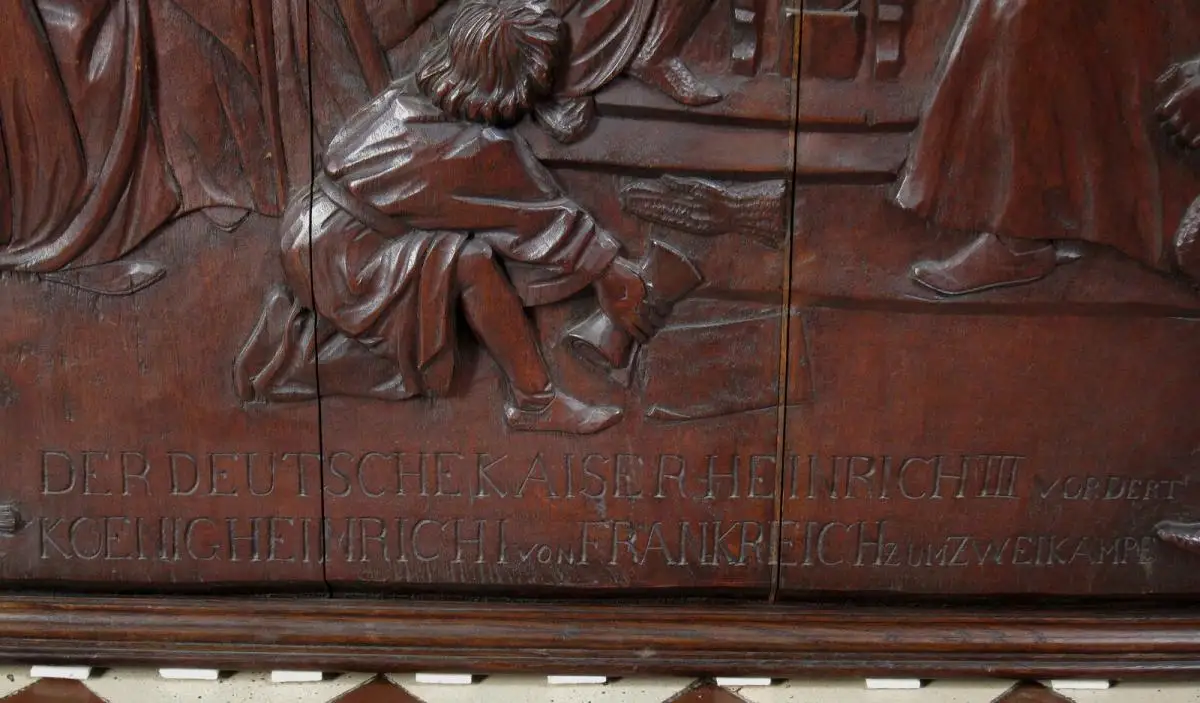 Original Barock Holz - Relief mit Krönungsszene gefertigt um 1740Antik Kolosseum 5