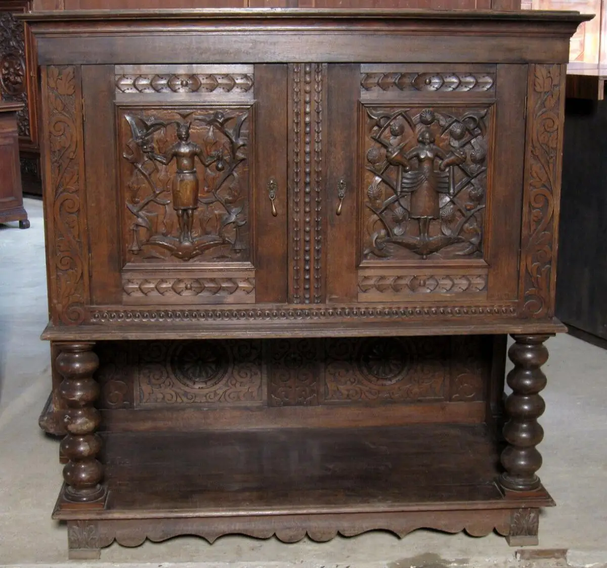 Repräsentativer Sakristei - Schrank aus dem Danziger Barock Antik Kolosseum 0