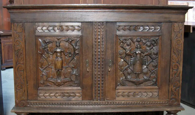 Repräsentativer Sakristei - Schrank aus dem Danziger Barock Antik Kolosseum 5