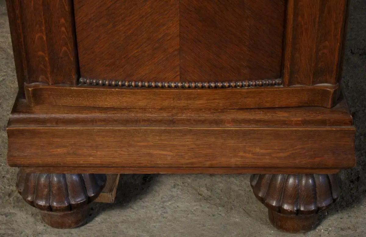 Berliner Eiche Schreibtisch aus der Gründerzeit gefertigt 1900 Antik Kolosseum 7