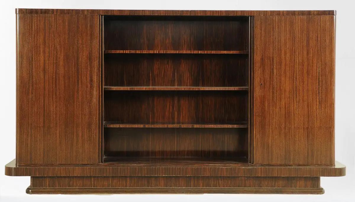 Eleganter Bauhaus Bücherschrank aus Palisanderholz Antik Kolosseum 0