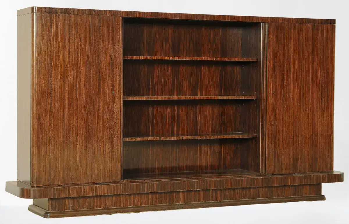 Eleganter Bauhaus Bücherschrank aus Palisanderholz Antik Kolosseum 1