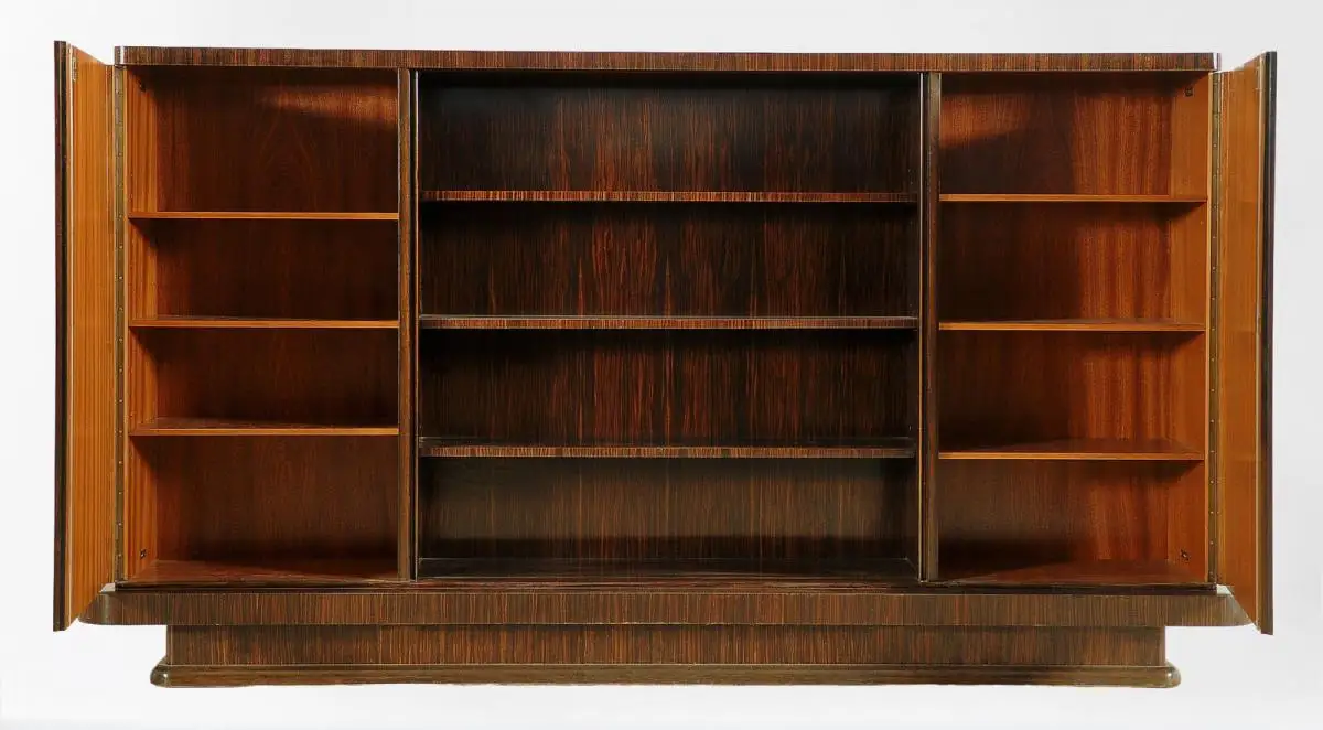 Eleganter Bauhaus Bücherschrank aus Palisanderholz Antik Kolosseum 2