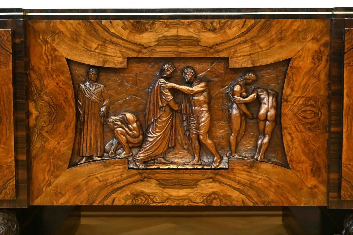 Einzigartiges Art Déco Herrenzimmer im venetischen Stil Antik Kolosseum 6