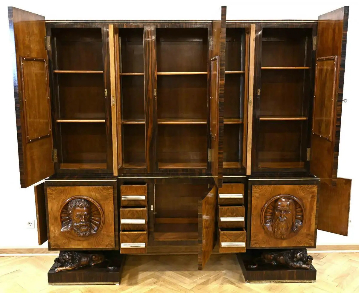 Einzigartiges Art Déco Herrenzimmer im venetischen Stil Antik Kolosseum 7