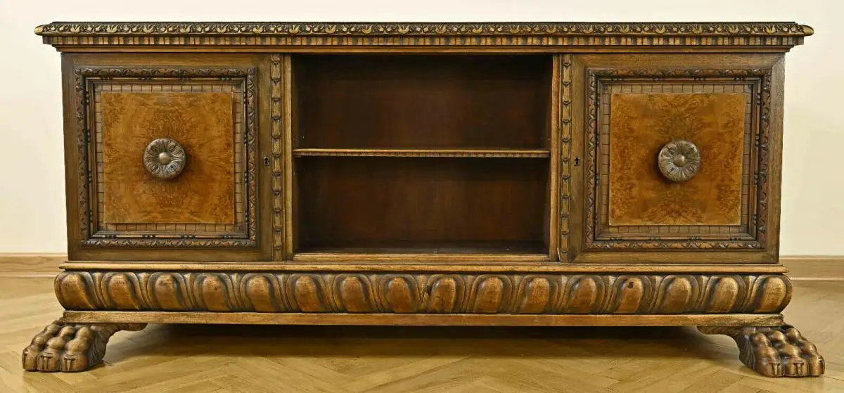 Monumentaler Schreibtisch aus der Neorenaissance Antik Kolosseum 5