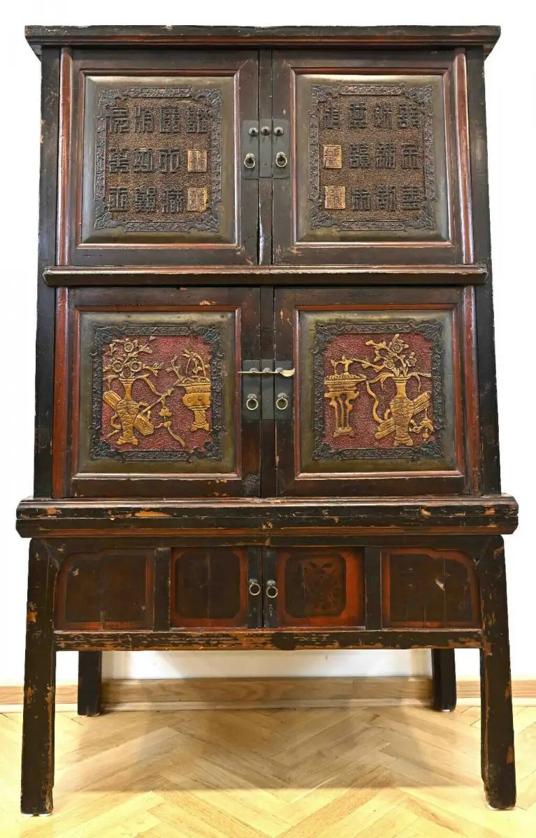 Chinesischer Kabinettschrank gefertigt um 1880 Antik Kolosseum 0