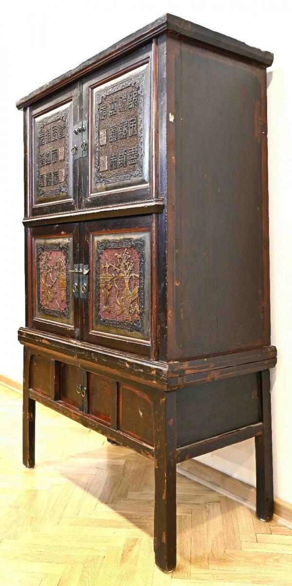 Chinesischer Kabinettschrank gefertigt um 1880 Antik Kolosseum 3