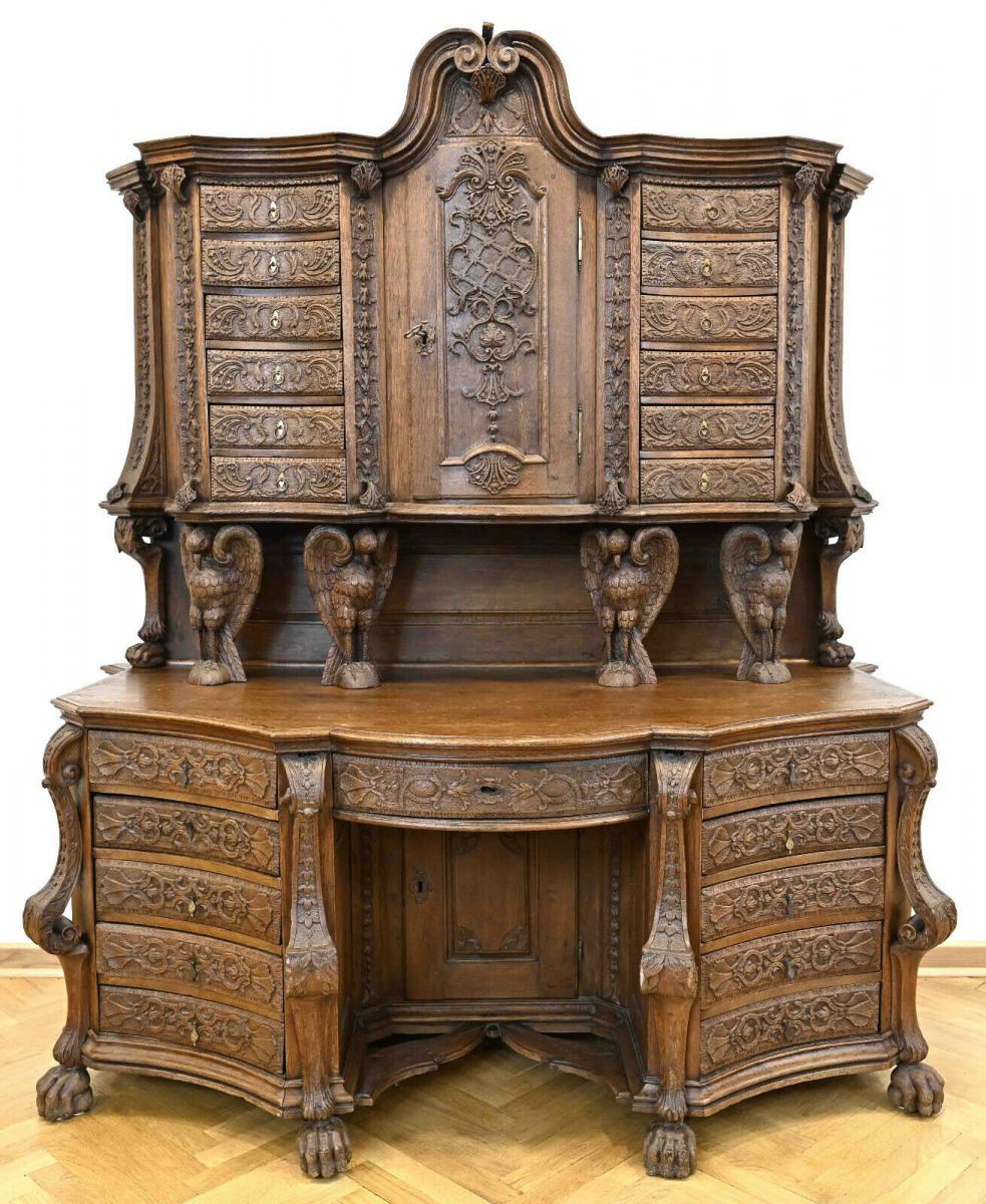 Musealer Tabernakelsekretär aus dem Barock gefertigt um 1800 Antik Kolosseum 0