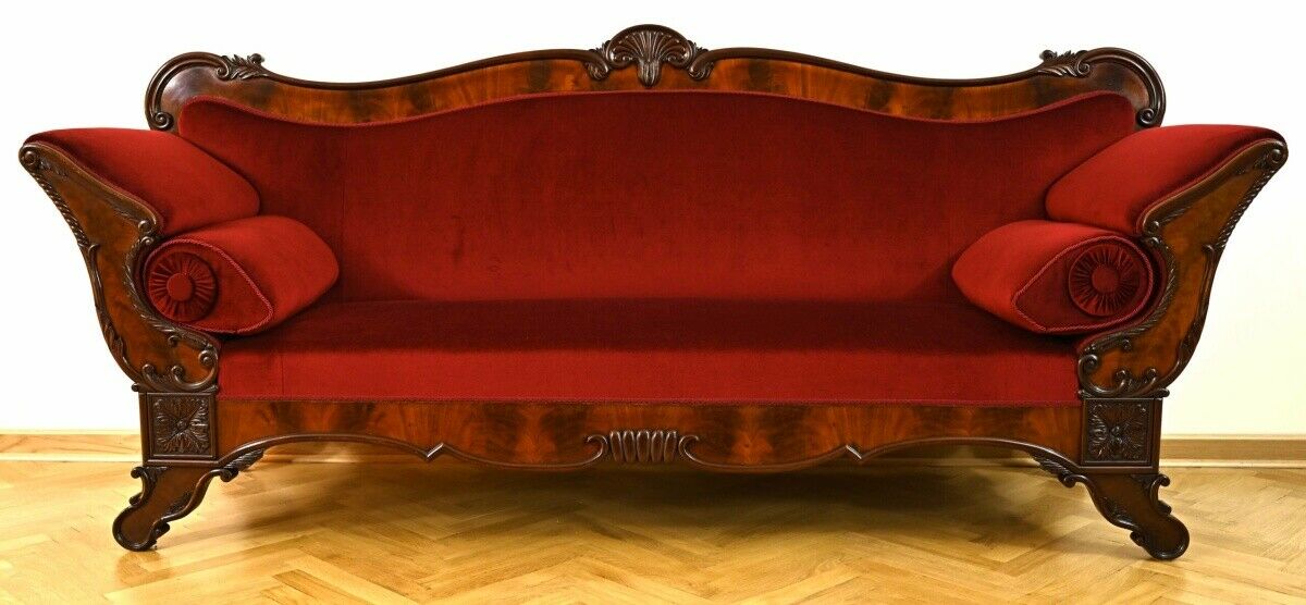 Elegantes, restauriertes Sofa aus der Biedermeierepoche Antik Kolosseum 0
