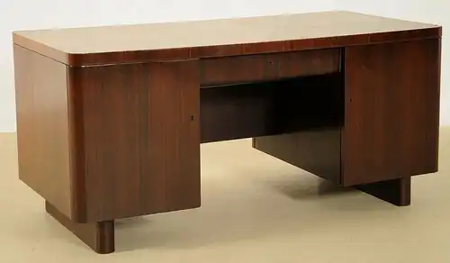 Eleganter Art Deco Schreibtisch aus Palisanderholz Antik Kolosseum