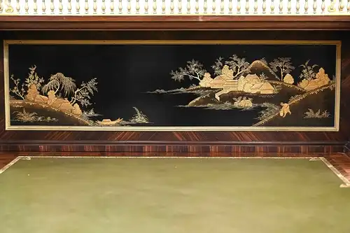 Wunderschöner Pariser Damenschreibtisch mit Chinoiserien Antik Kolosseum