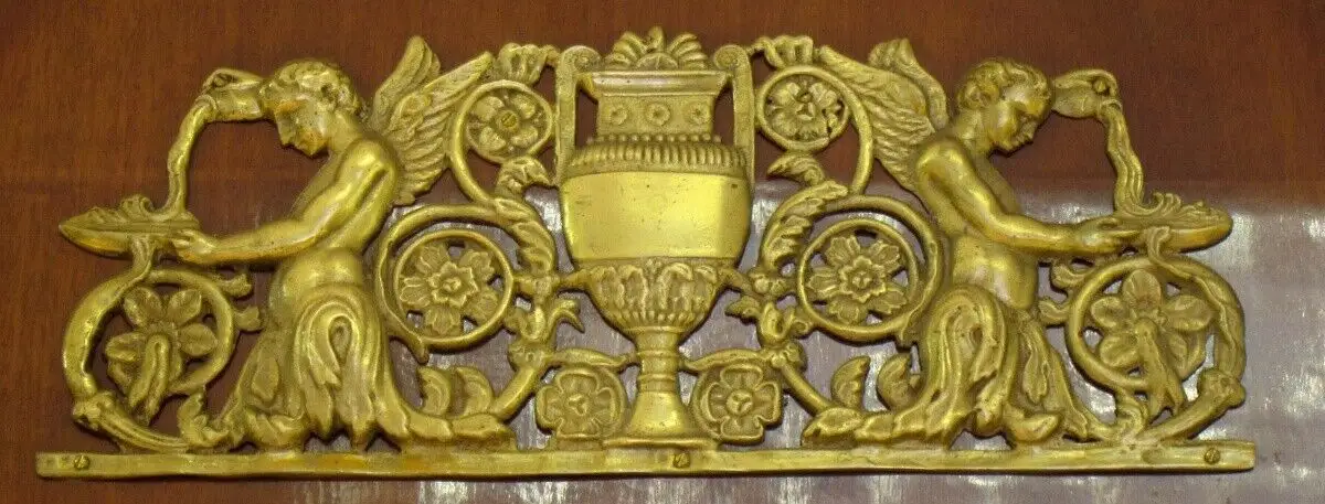 Empire Mahagoni Standspiegel mit Bronzeapplikationen um 1810 Antik Kolosseum 4