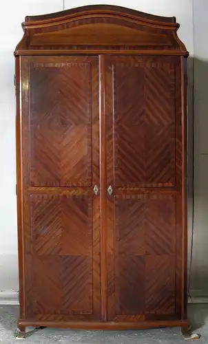 Einzigartiger Mahagoni Sakristei- Kleiderschrank um 1900 gefert. Antik Kolosseum