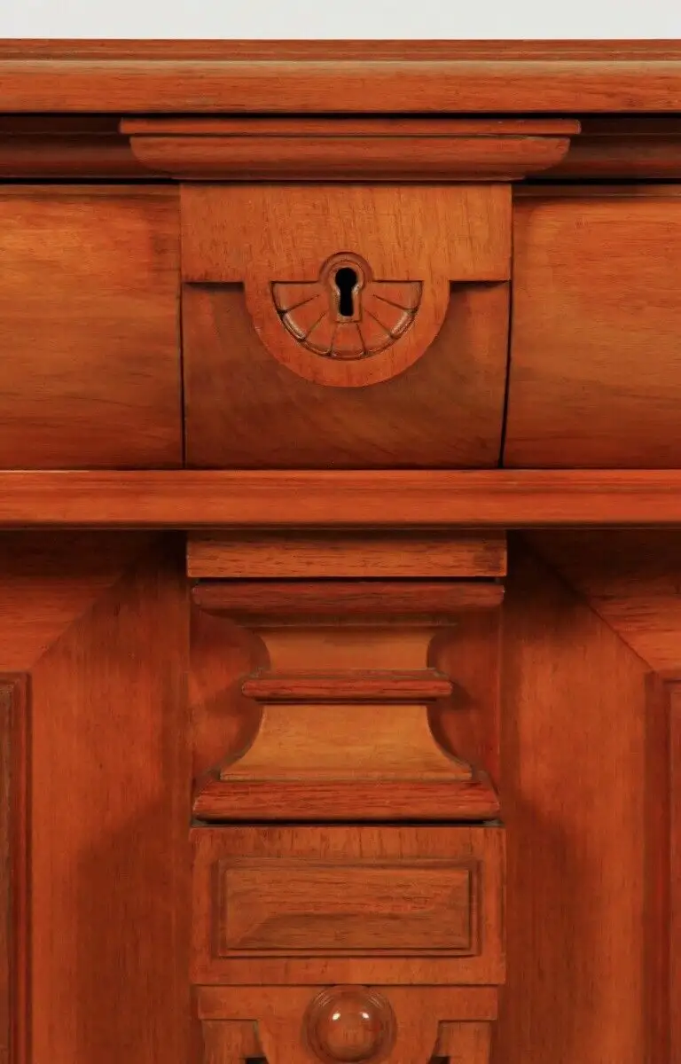Elegantes Gründerzeit Sideboard aus Nussbaum Antik Kolosseum 5