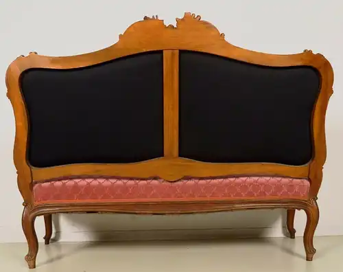 Elegante 9-teilige Louis Philippe Sitzgruppe aus Nussbaum Antik Kolosseum