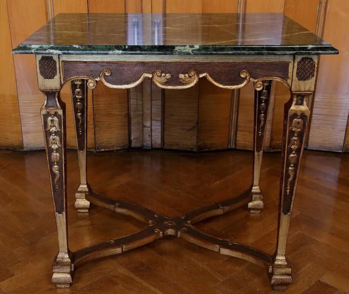 Französischer höfischer Barock Tisch gefertigt um 1780 Antik Kolosseum 0