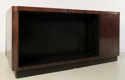 Eleganter Bauhaus / Art Deco Schreibtisch aus Makassarholz Antik Kolosseum