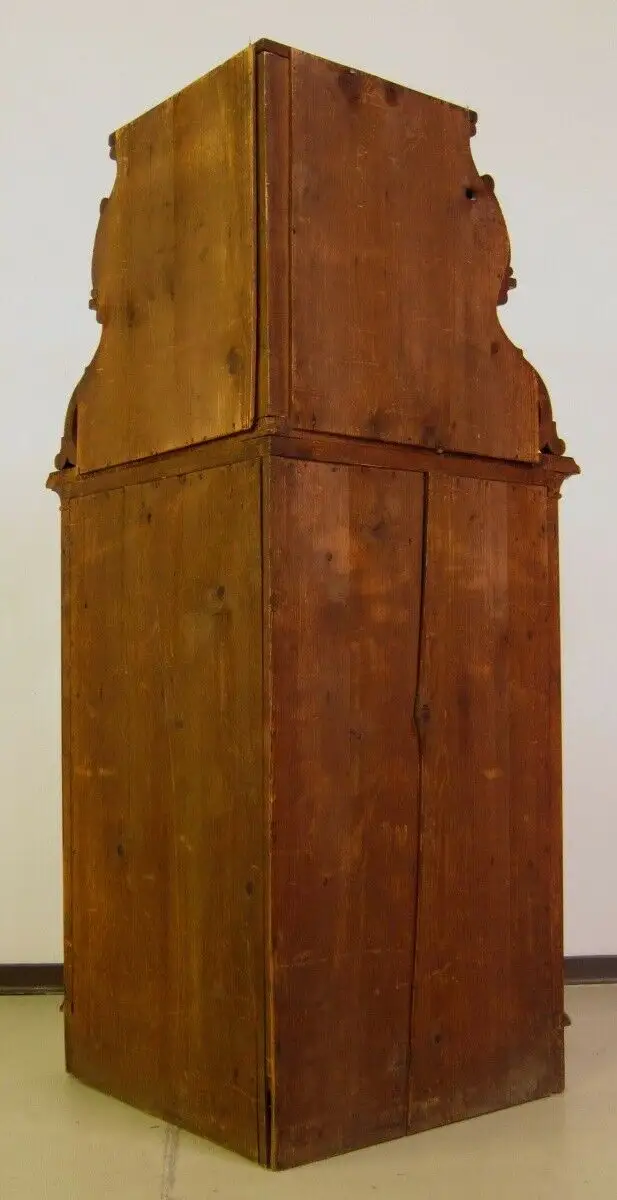 Berliner Nussbaum Louis Philippe Eckschrank / Eckvertiko Antik Kolosseum 5