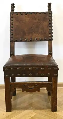 Sitzgruppe aus sechs Stühlen und zwei Armlehnstühlen Antik Kolosseum