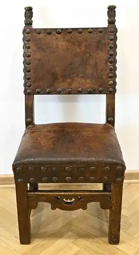 Sitzgruppe aus sechs Stühlen und zwei Armlehnstühlen Antik Kolosseum