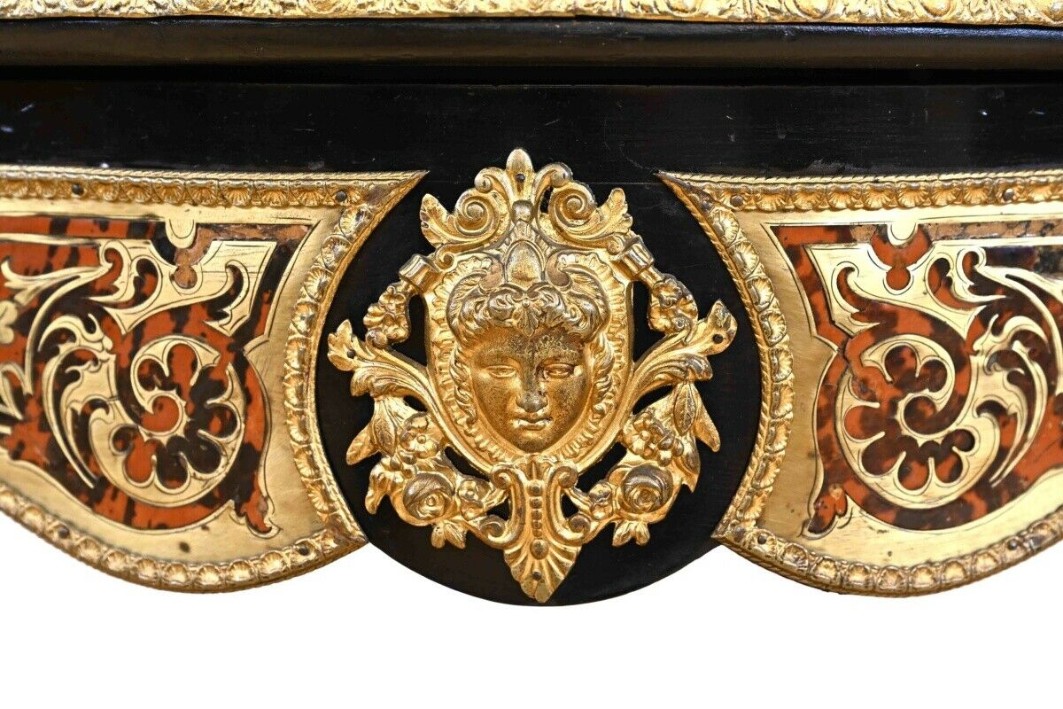Boulle-Konsoltisch gefertigt im Régence-Stil/Napoleon III. Antik Kolosseum 6