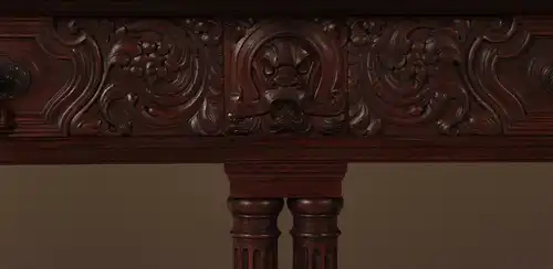 Eleganter Eiche Kabinettschrank aus dem Historismus Antik Kolosseum