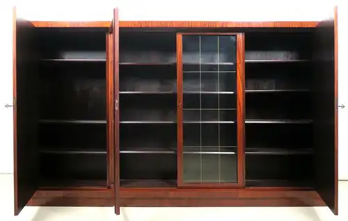Viertüriger Bauhaus Bücherschrank aus Makassar gefertigt Antik Kolosseum