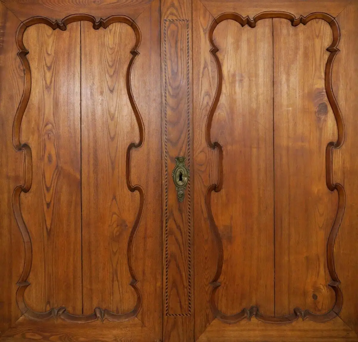 Seltener Braunschweiger Barock Kleiderschrank aus Eschenholz Antik Kolosseum 5