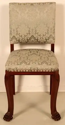 Schönes Pärchen Neorenaissance Stühle aus Nussbaum um 1920 Antik Kolosseum