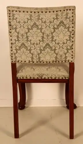 Schönes Pärchen Neorenaissance Stühle aus Nussbaum um 1920 Antik Kolosseum