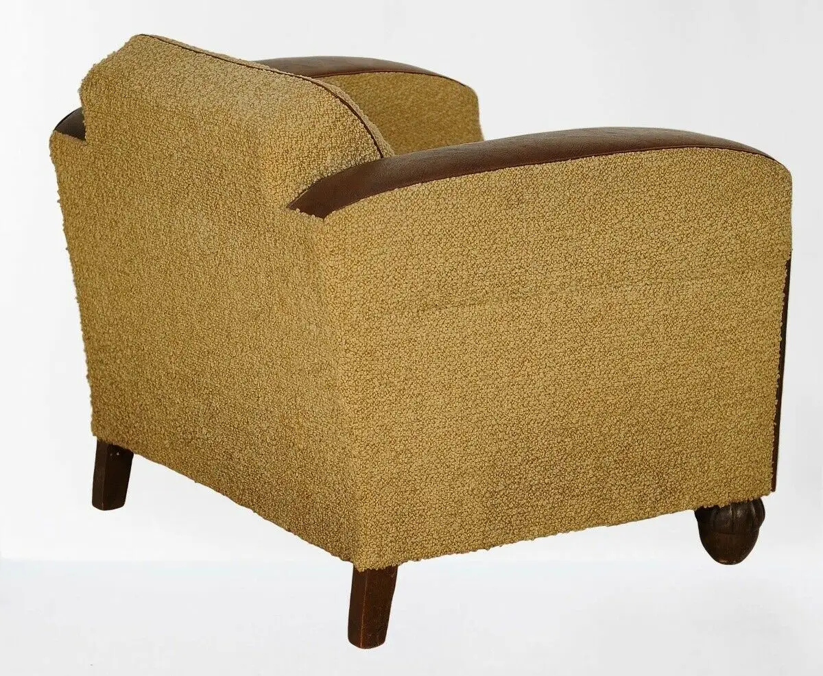Vier Art Deco Cocktailsessel gefertigt um 1920 aus Eiche Antik Kolosseum 2
