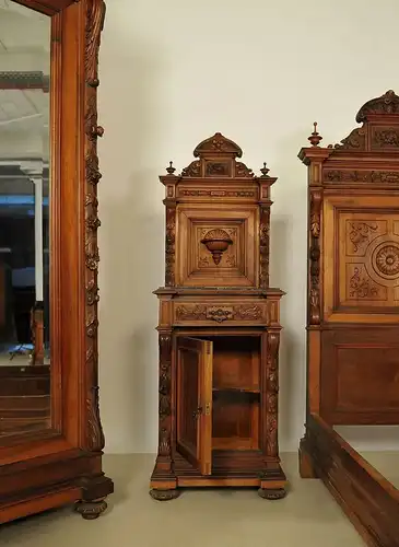 Seltenes 7- teiliges Berliner Gründerzeit Schlafzimmer Antik Kolosseum
